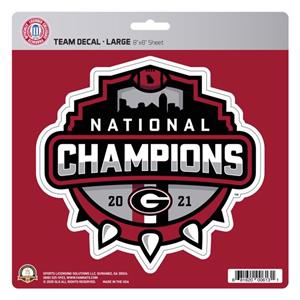 Fan Mats Georgia Bulldogs 2021-22 National Champs Large Decal Sticker