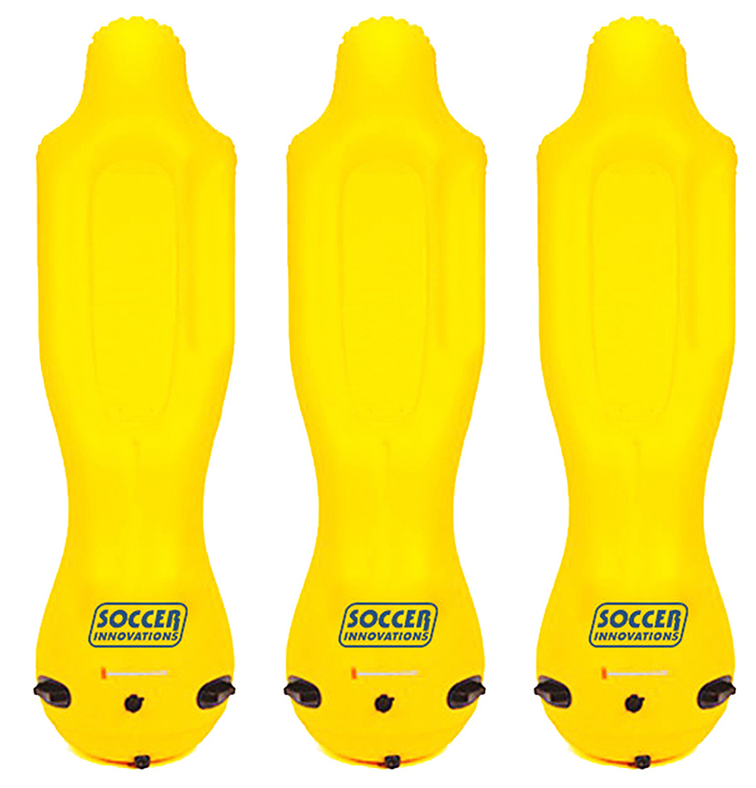 E192705 Blow Up Dummy Goalkeeper Training 3 Mannequins w/Pump BUDAD3
