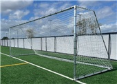 PEVO Economy Series 3" Round Soccer Goal 6.5'x18.5' (EACH) Unpainted