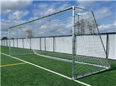 PEVO Economy Series 3" Round Soccer Goal 7'x21' (EACH) Unpainted