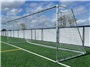 PEVO Economy Series 3" Round Soccer Goal 7'x21' (EACH) Unpainted