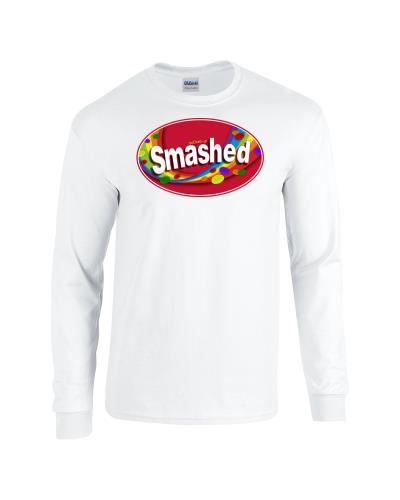 Epic RedSmashed Long Sleeve Cotton Graphic T-Shirts