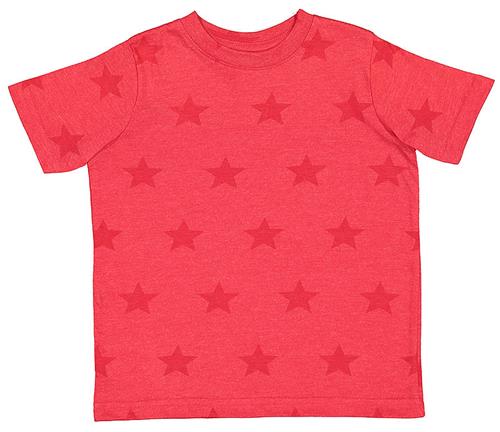 LAT Sportswear Toddler Five Star Tee. Printing is available for this item.