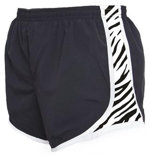 Boxercraft Women's Velocity Zebra Print Shorts