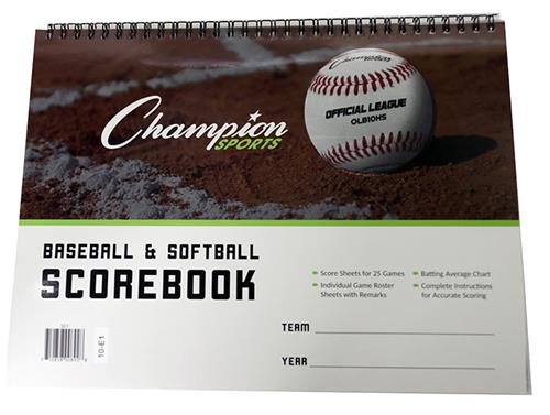 Champion Sports Baseball Softball Scorebooks
