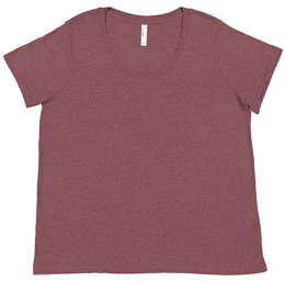 LAT Sportswear Ladies Curvy Fine Jersey Tee. Printing is available for this item.