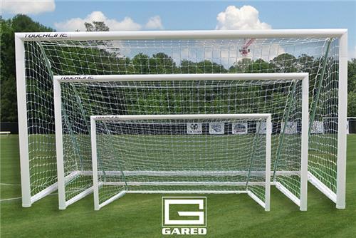 Gared Touchline Striker Square Frame Aluminum Soccer Goals PAIR. Free shipping.  Some exclusions apply.