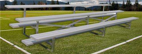Gared Spectator Stationary 3 Row 15' Bleacher. Free shipping.  Some exclusions apply.