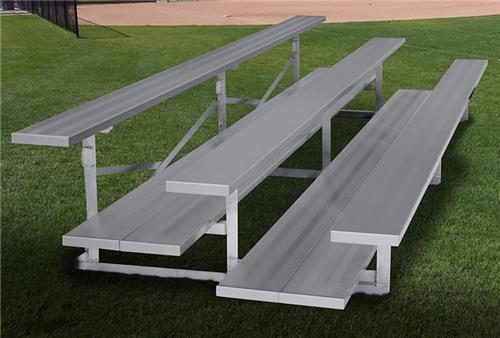 Gared Spectator Stationary 3 Row Fixed 21' Bleachers. Free shipping.  Some exclusions apply.