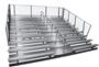 Gared Spectator Stationary 8 Row Fixed Bleachers With Aisles