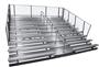 Gared Spectator Stationary 10 Row Fixed Bleachers With Aisles