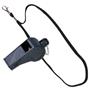 Athletic Specialties Black Plastic Whistle & Lanyard PLC (EACH)