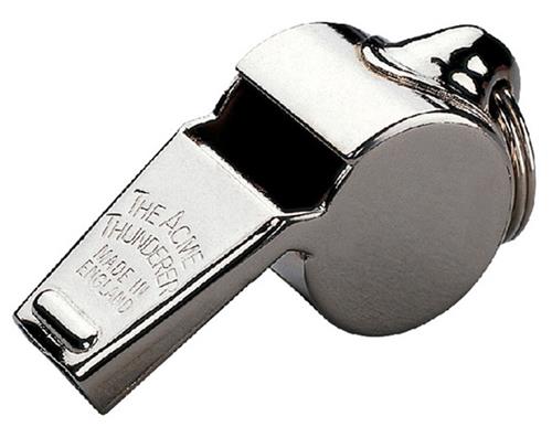 Athletic Specialties Acme 1/2" Brass Thunderer 605 Metal Whistle (DZ)