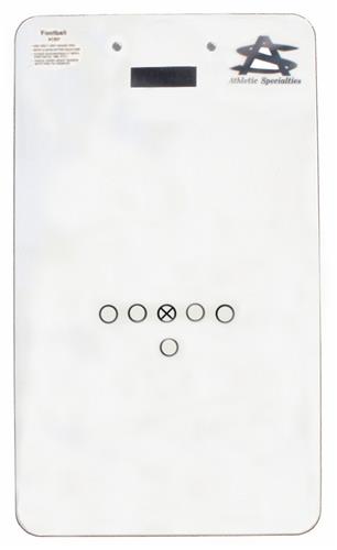 Athletic Specialties Football Write-On Plastic Clipboards