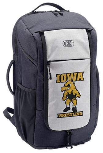 Cliff Keen Iowa Wrestling Beast backpack ABPUIW. Embroidery is available on this item.