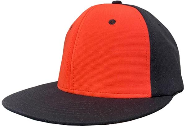 NV Caps NVC20 Flat Visor, Stretch-Fit, 6-Panel, Mid-Pro Baseball Cap. Embroidery is available on this item.