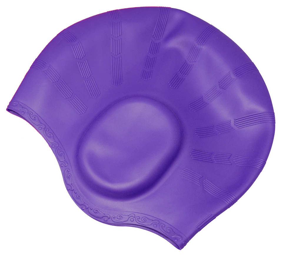 E194823 Adoretex Silicone Solid Swim Cap Ear Protection