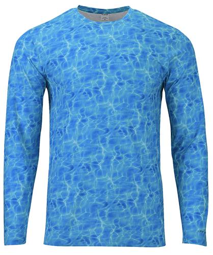 Paragon Belize - Long Sleeve UPF50+ Water Sublimated Performance Tee 230