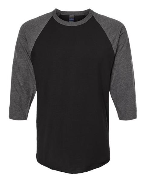 Tultex Unisex Fine Jersey Raglan T-Shirt 245 - Soccer Equipment and Gear