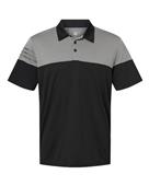 Adidas Heathered 3-Stripes Colorblock Polo A213