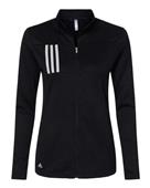 Adidas Women's 3-Stripes Double Knit Full-Zip A483