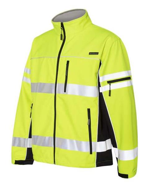 Class 3 Shell Kishigo Premium Black Series Class 3 Soft Shell Jacket JS137-138 ...