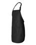 Q-Tees Full-Length Apron With Pockets Q4350
