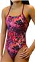 Adoretex Girl's/Women's Printed One Piece Thin Strap Athletic Swimsuit  (FN035)