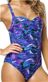 Adoretex Women's Tummy Control Shirred Push Up Bra Swimsuit (FN039)