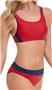 Adoretex Womens Sports Bra Workout Bikini Set w/ Removable Soft Cups