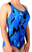 Adoretex Women Multi-Triangle Wide Strap Built In Bra Swimsuit