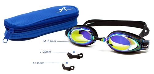 Adoretex Nearsighted Swim Goggle with Case (GN1503RM)