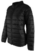 Puffer Jacket, Lightweight, Women's Long Sleeve Coat (WM, WL - NAVY)