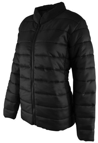 Puffer Jacket, Lightweight Packable Quilted Down Water Resistant, Women's Long Sleeve Coat