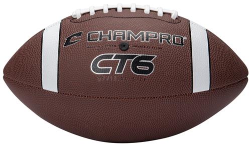 Champro CT6 "600" Composite Football; Junior, Official, Youth, Pee Wee