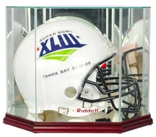 Perfect "Football Helmet" Octagon Display Cases