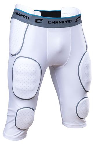 Champro FORMATION 7-Pad Girdle White Adult Youth FPGU28