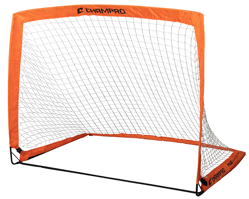 E195629 Champro 4' x 3' or 6' x 4' Gravity Weighted Square Soccer Goal