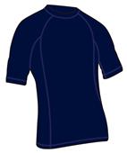 Adoretex Adult UPF 50+ Short Sleeve Rash Guard Swim Shirt