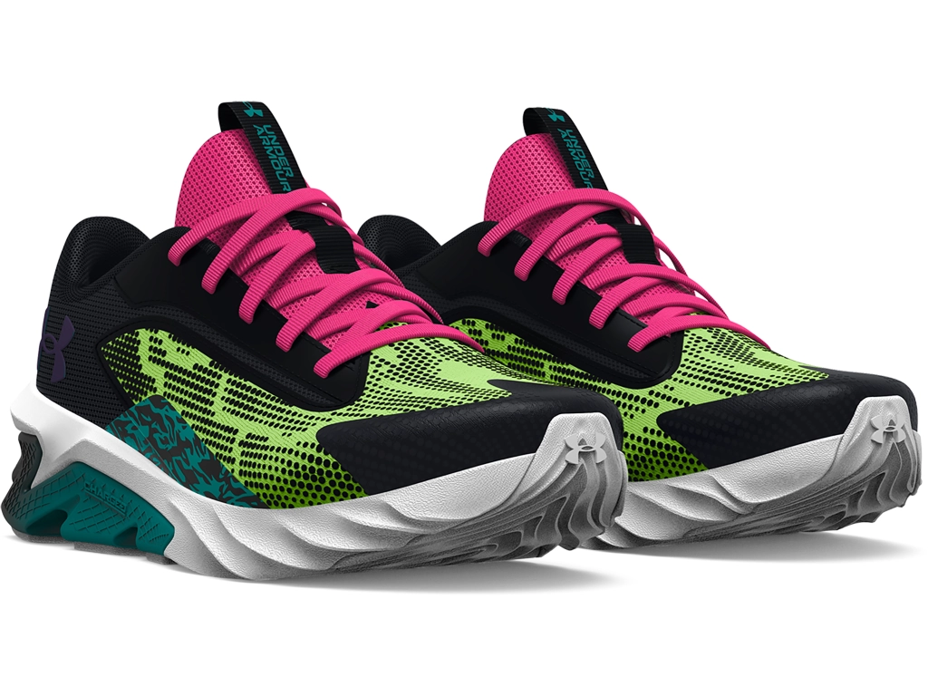 E195912 Under Armour Boys' PreSchool Scramjet 4 Wild Running Shoes 3024995