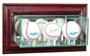 Perfect Cases Wall Mounted Triple Baseball Display Case