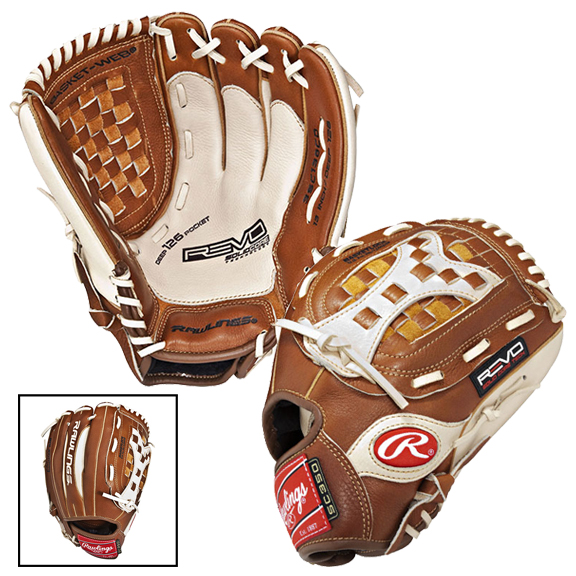 Rawlings Revo 350 13" Outfield Softball Gloves Baseball Equipment & Gear