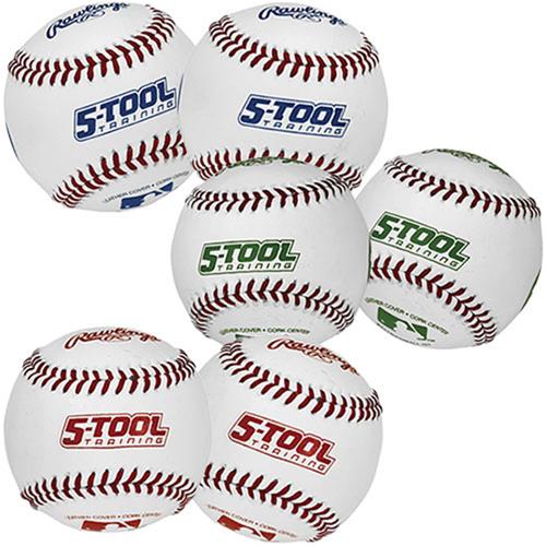 Rawlings 5Tool 7.5" Colored Training Baseballs Baseball Equipment & Gear