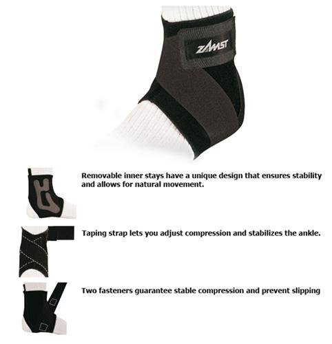 Zamst A1-S Moderate Support Right Side Ankle Brace