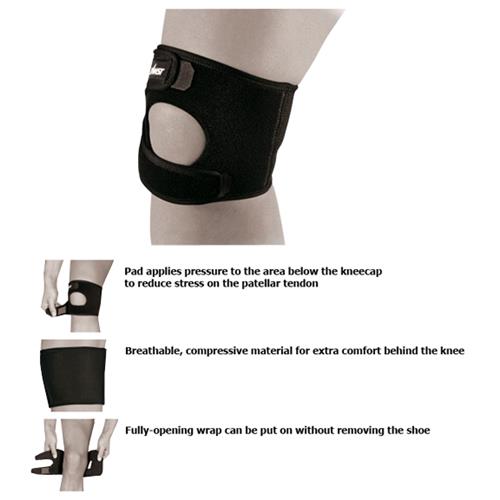 Zamst JK-1 Moderate Support Unisex Youth Knee Wrap - Soccer Equipment ...