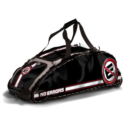 NO ERRORS Dinger XL Custom Baseball Bat Bags w/Wheels Baseball