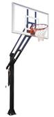 Force Pro Bolt Down Basketball System with 36x60 glass backboard
