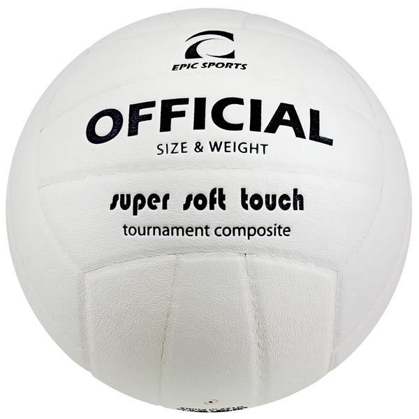 Epic Official Pro Indoor Super Soft White Volleyball Volleyball