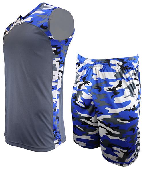 Epic Pro Blade Single Layer Printed Camo Basketball Uniform KIT (Shirt &  Shorts)