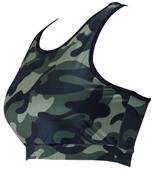 CAMO Sports Bra, Womens fitness, exercise, workout, yoga, lifestyle